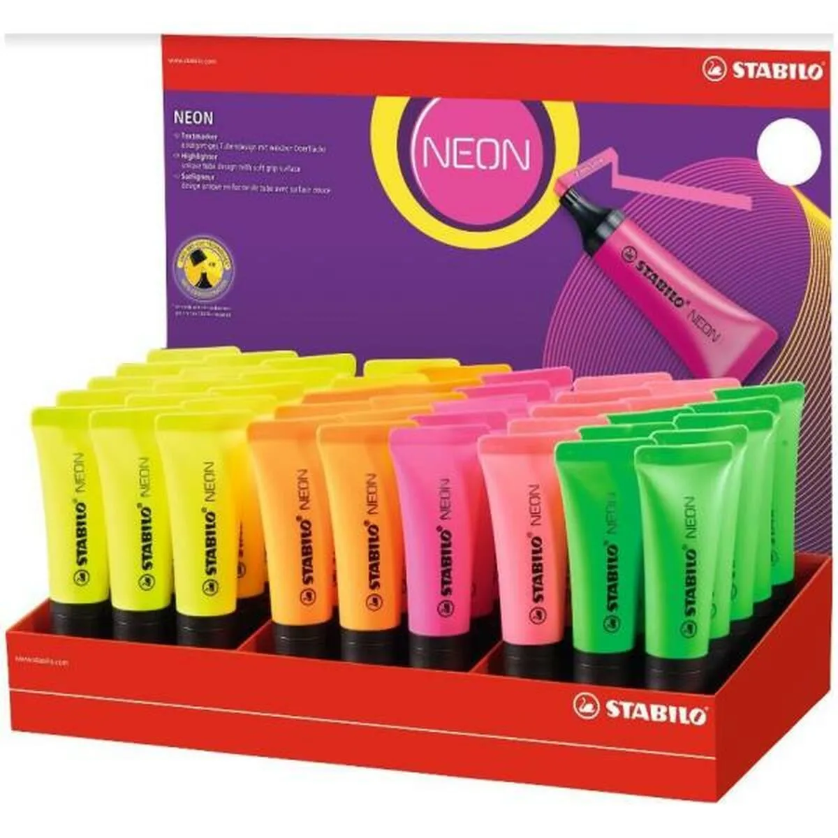Stabilo Surligneur Multicouleur 72/45-1