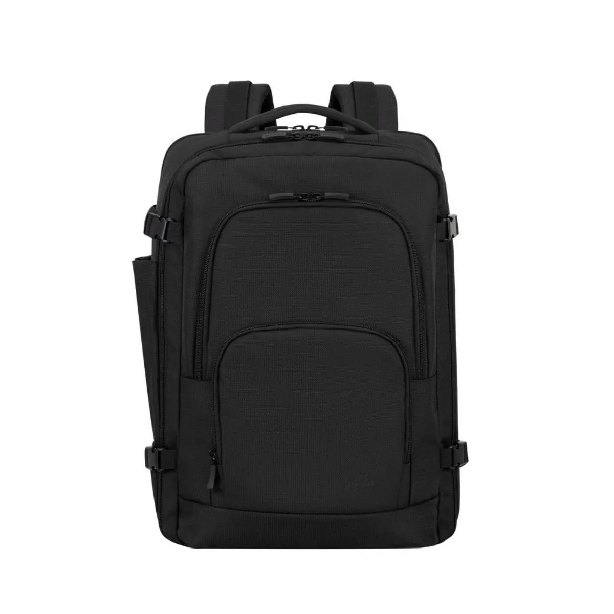 Rivacase Sac à dos de Voyage pour PC 17.3" avec Poches et Sangles Bagage Noir