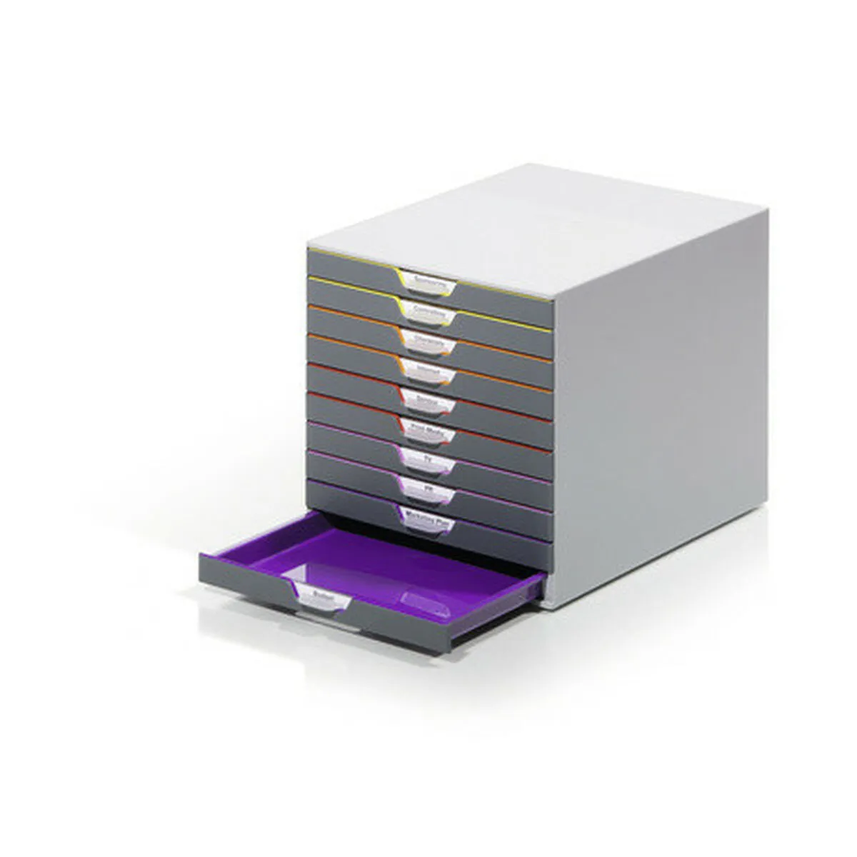 Durable - Module de Classement Varicolor - 10 Tiroirs - Noir - Image 3