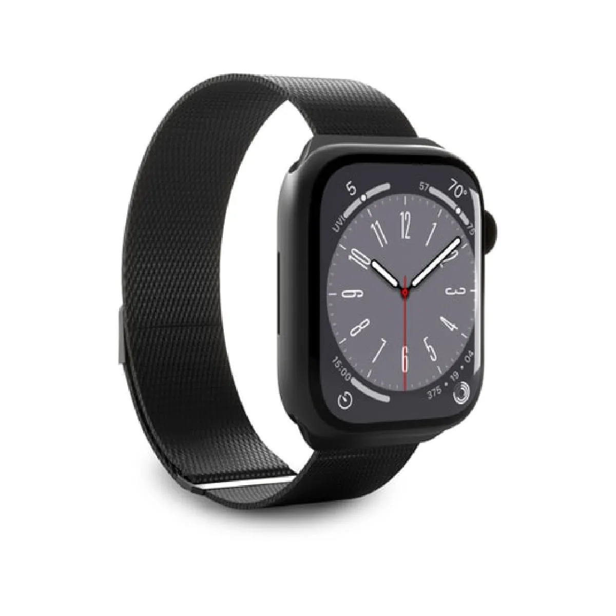 Sbs Noir Bracelet De Montre Pour Apple Watch