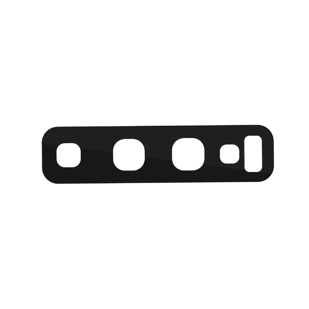 Avizar Noir Clappio Lentille Caméra Arrière Pour Samsung Galaxy S10