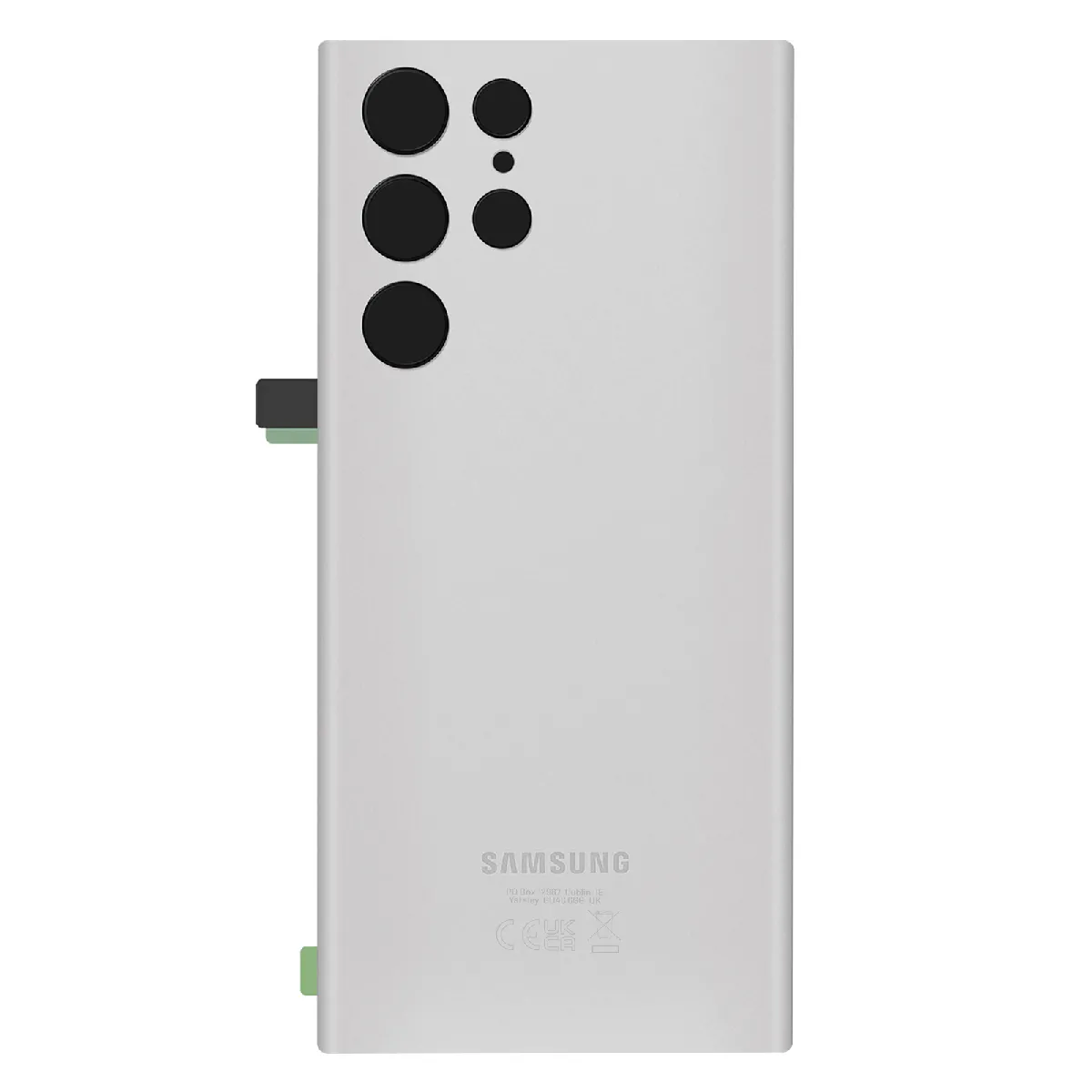 Avizar Blanc Clappio Vitre Arrière De Remplacement Pour Samsung Galaxy S22 Ultra