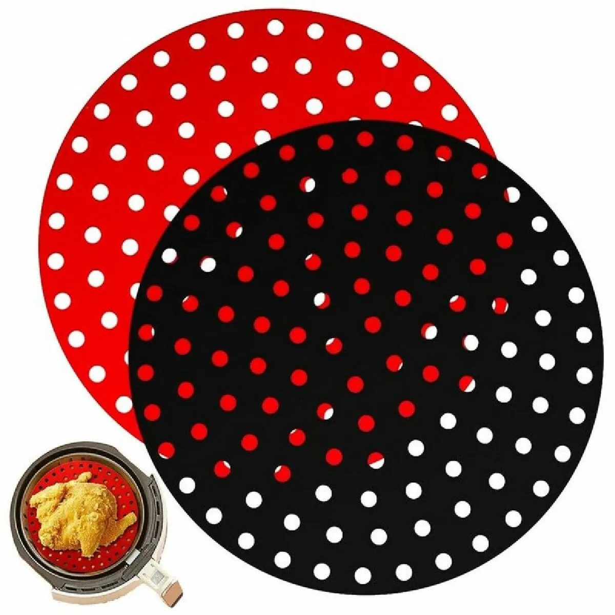 Nk Papier Pour Friteuse À Air En Silicone