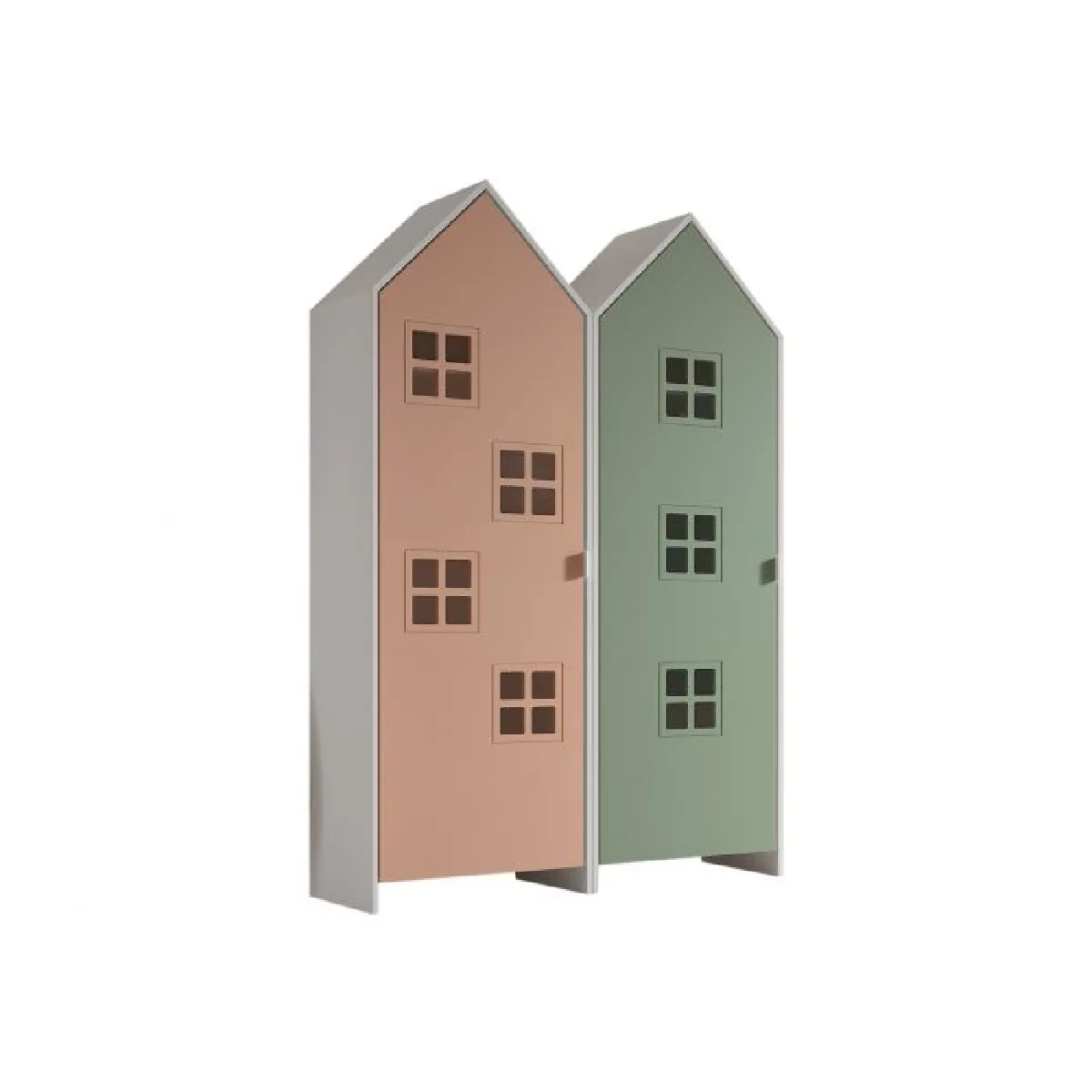 Vipack Armoire enfant 2 portes - Vert Vipack Armoire enfant 2 portes - Vert