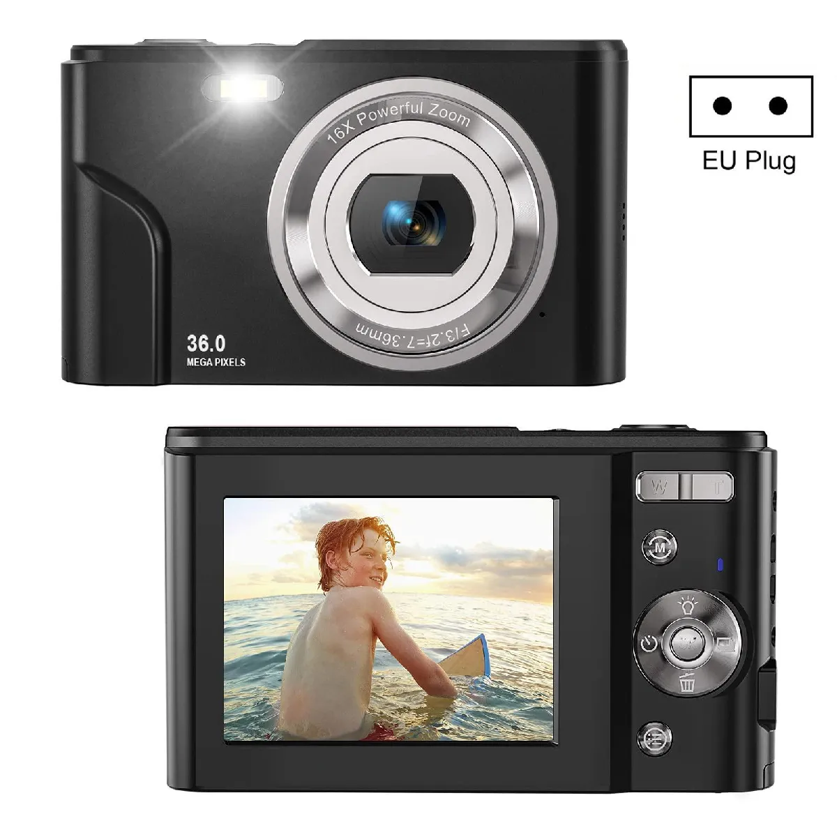 Yonis Appareil Photo Enfant 36Mp Full Hd Zoom