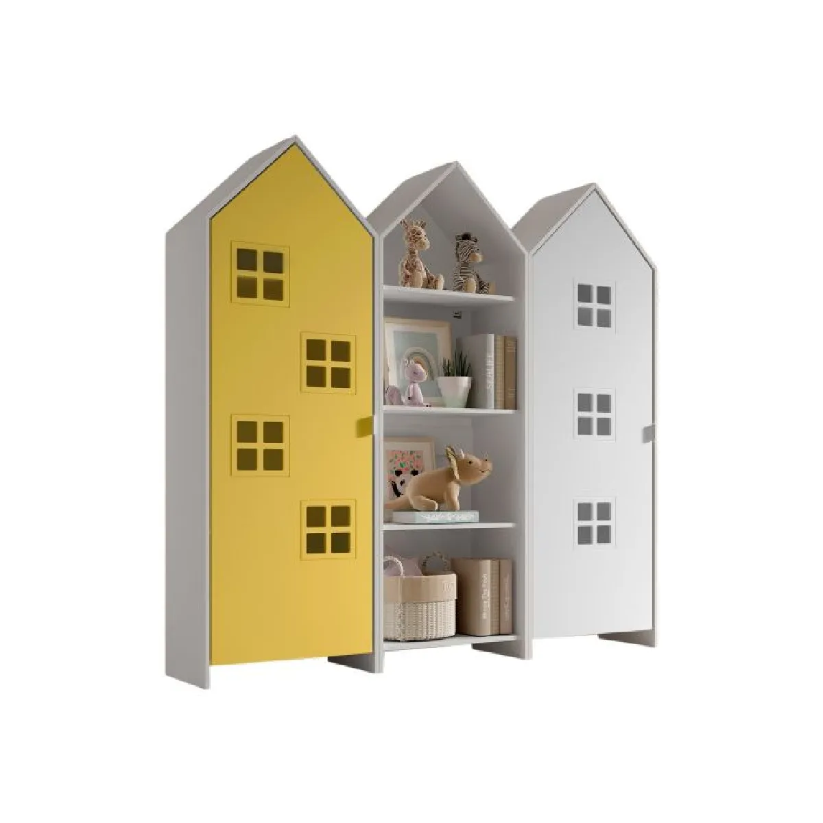 Vipack armoire enfant 2 portes - Blanc Vipack armoire enfant 2 portes - Blanc