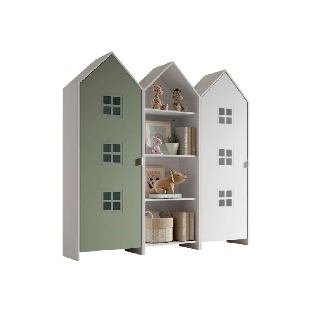 Vipack armoire enfant Casami Bruges - Blanc Vipack armoire enfant Casami Bruges - Blanc