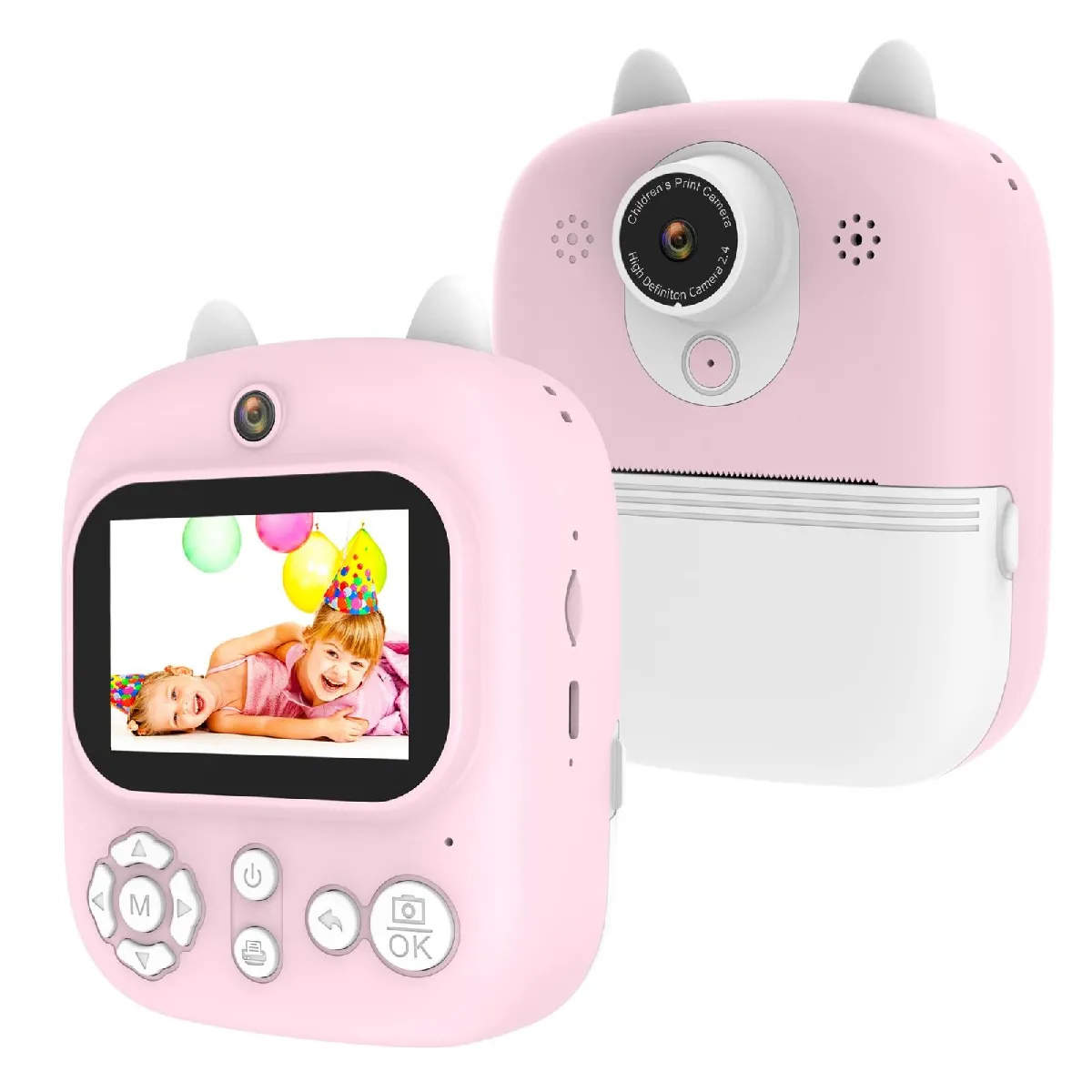 Yonis Appareil Photo Enfant Instantané Hd 1200W