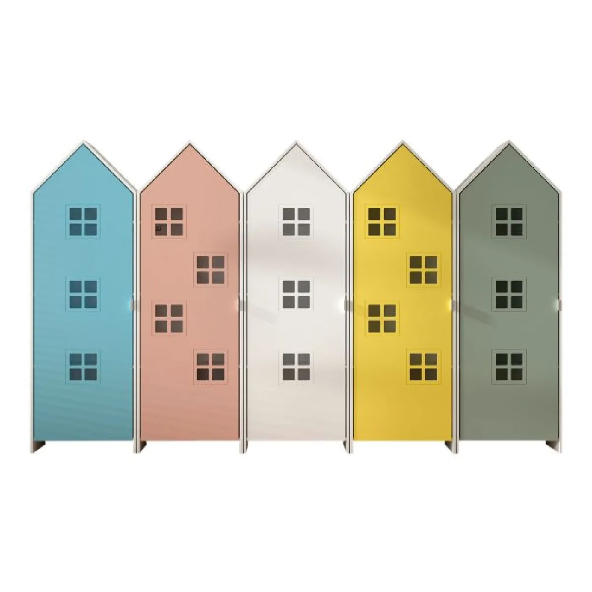 Vipack armoire enfant Casami - Multicolore Vipack armoire enfant Casami - Multicolore