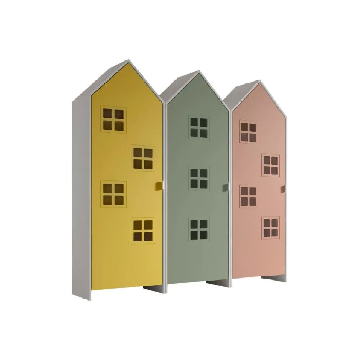 Vipack armoire enfant Casami Bruges - Rose