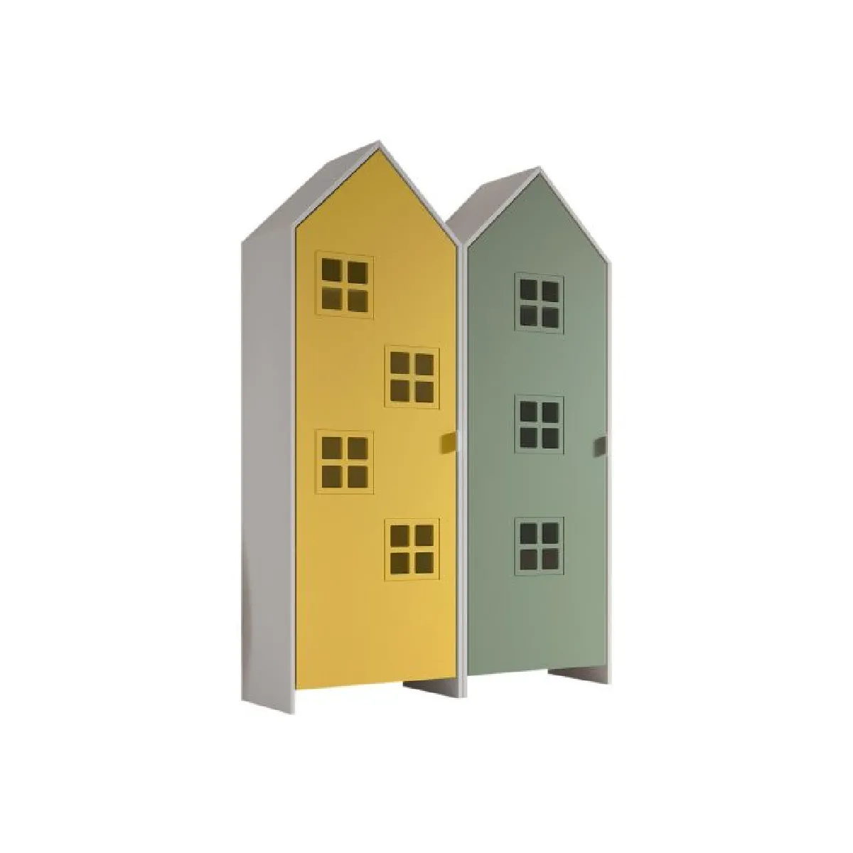 Vipack armoire enfant Casami Bruges - vert Vipack armoire enfant Casami Bruges - vert