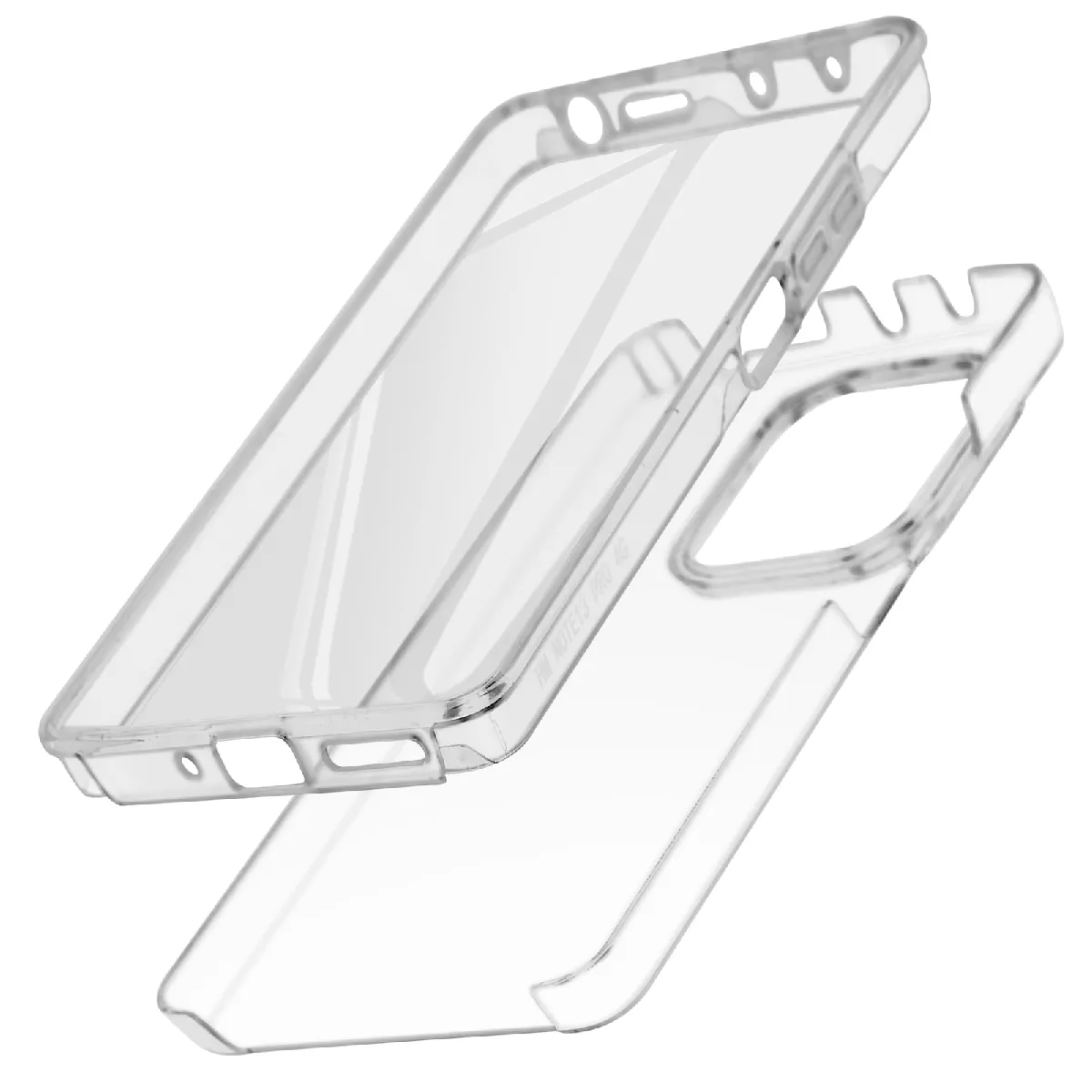 Avizar Coque Intégrale Pour Xiaomi Redmi Note 13 Pro 4G Transparent