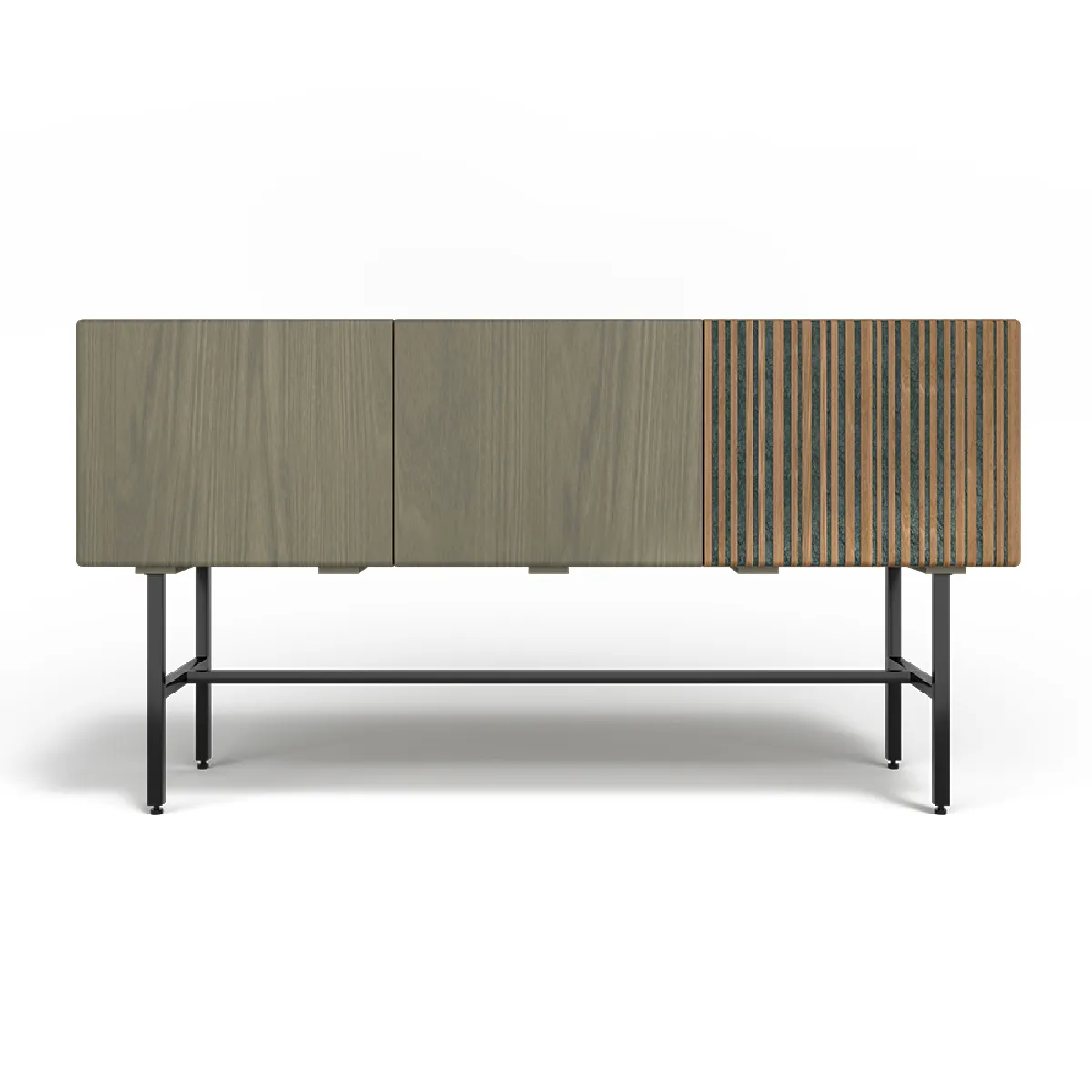 Buffet en Bois - Stile Vintage - 2 portes - Calabri Gris Buffet en Bois - Stile Vintage - 2 portes - Calabri Gris