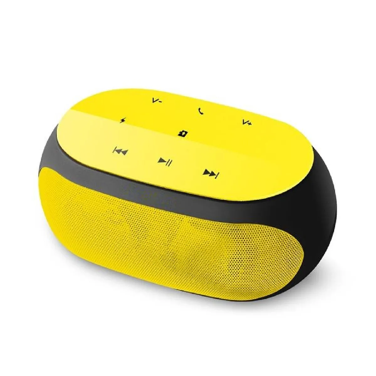 Yonis Jaune Enceinte Sans Fil Bluetooth Autonomie 8 H - Image 3