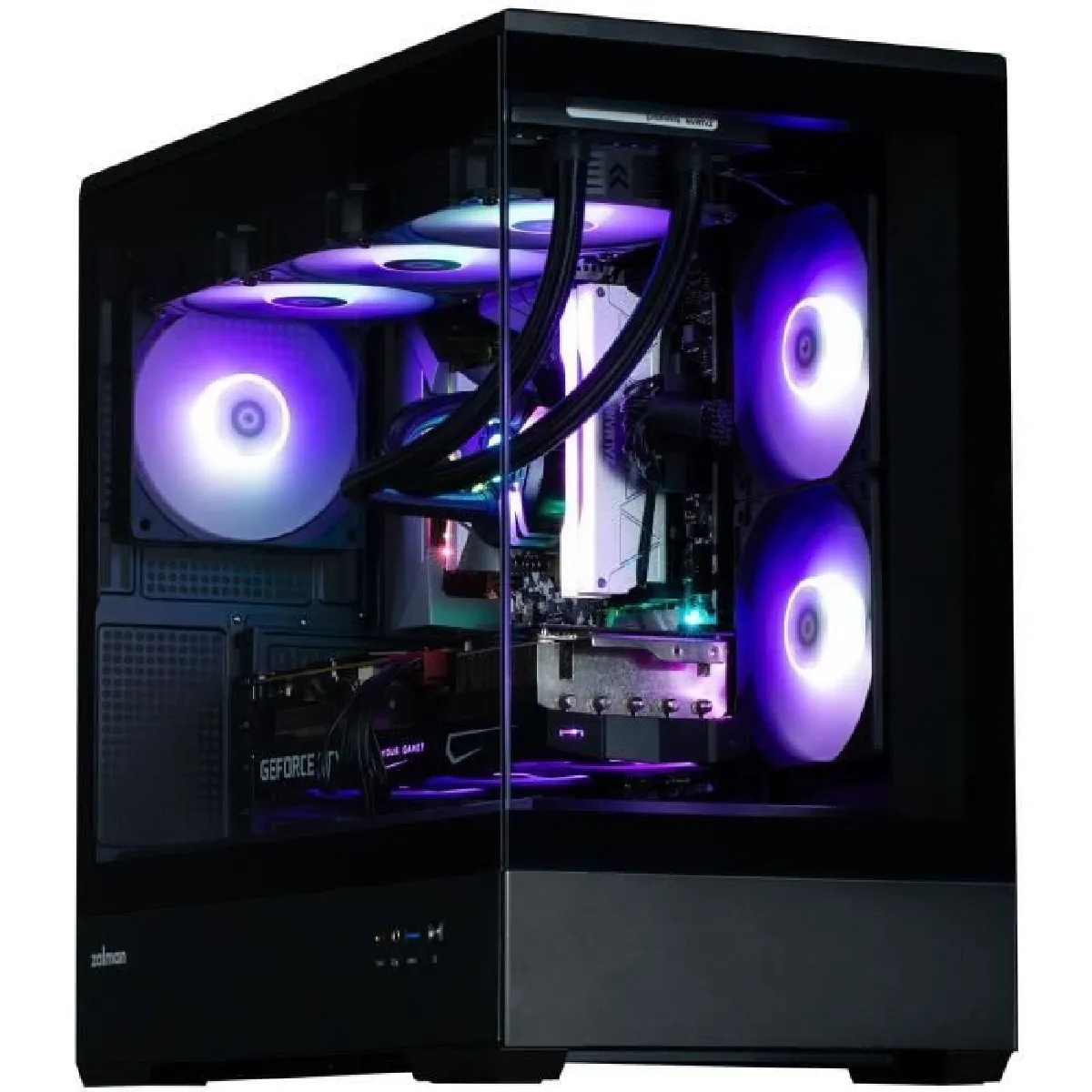 Non Communiqué Boitier Mini Tour Micro Zalman Atx P30 Rgb Avec Panneaux Vit - Image 4