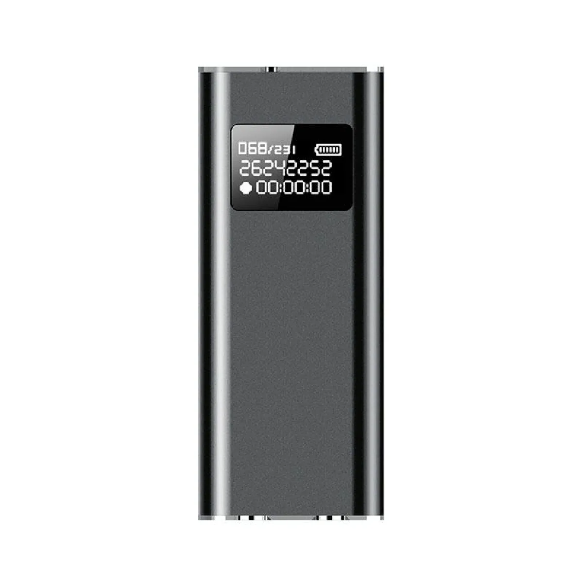 Yonis Noir Dictaphone Intelligent Avec Écran Hd Annulation De Bruit Clip 16Gb