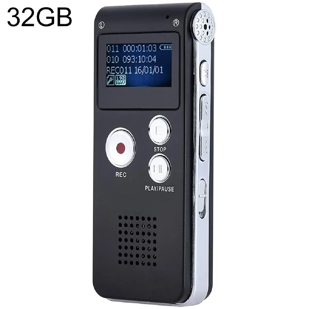 YONIS - Dictaphone - Enregistrement HD - 32GB - Ecran OLED - Image 2