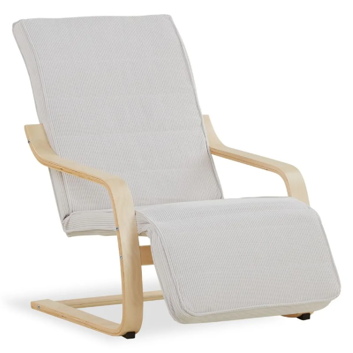 Homestyle4u Fauteuil de relaxation - Gris Homestyle4u Fauteuil de relaxation - Gris