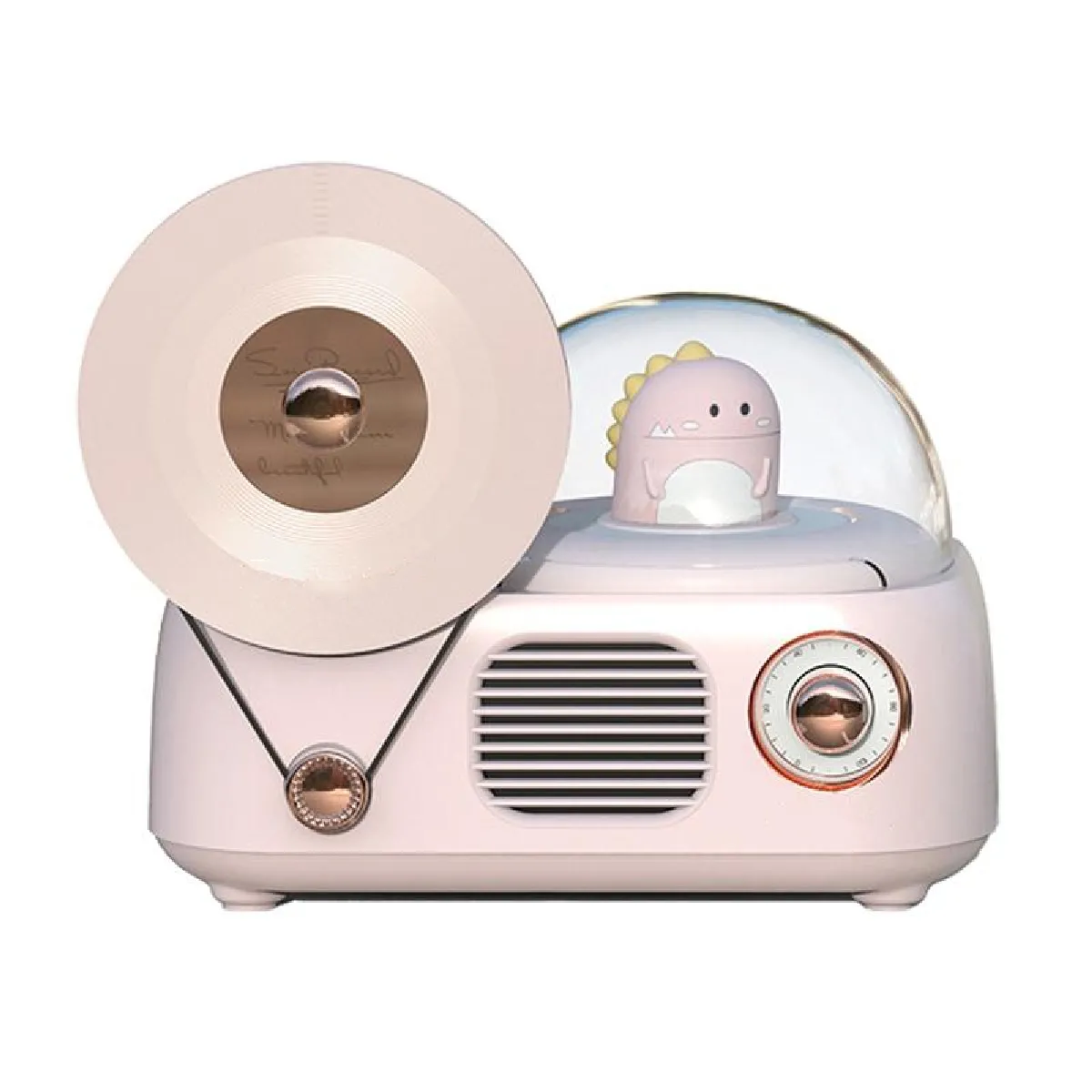Yonis Rose 1200Mah - Enceinte Sans Fil Bluetooth Autonomie 8 H Lumiere Ambiante - Bois - Image 3
