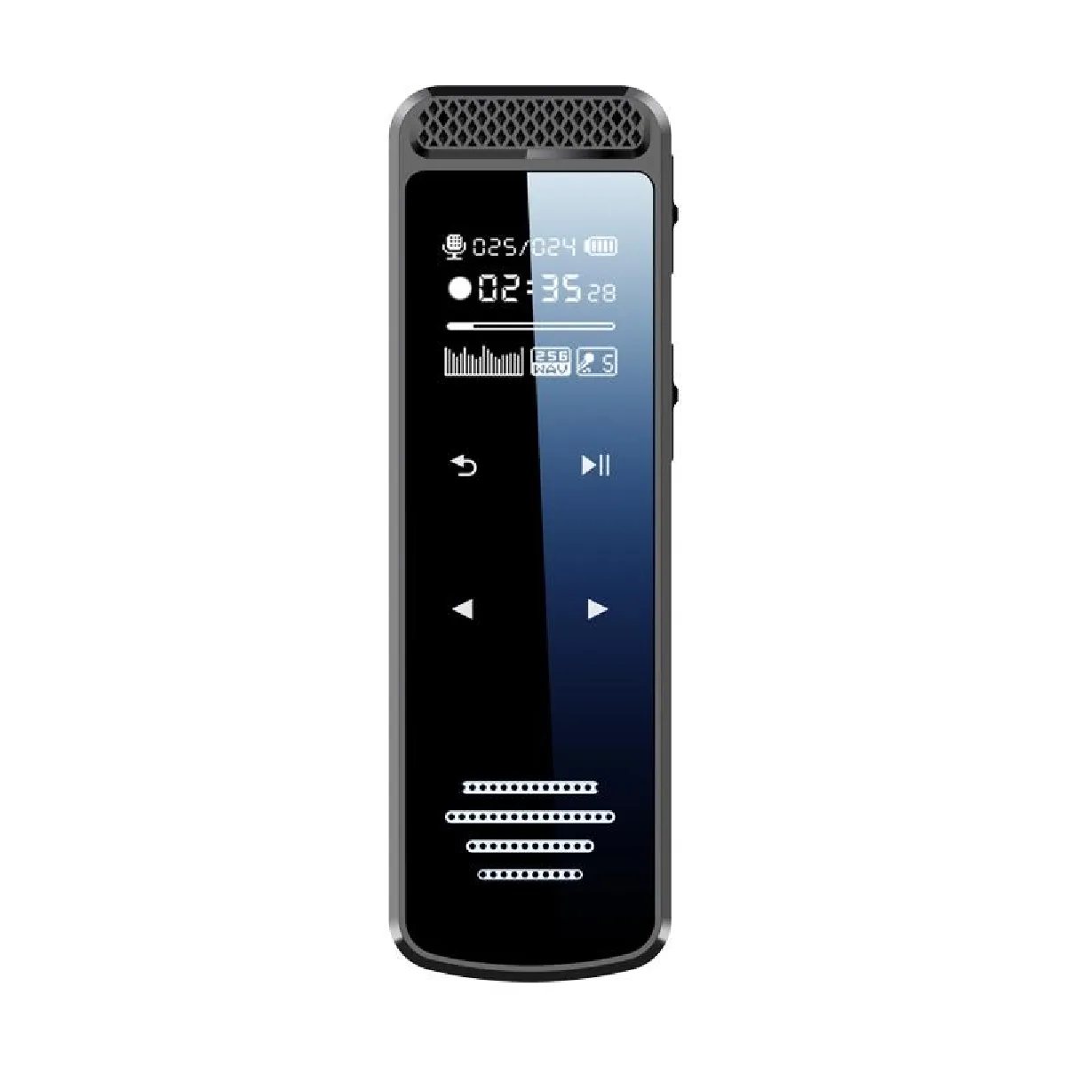 Yonis Dictaphone Hd 32Gb Enregistrement Stéréo Réduction De Bruit Contrôle Vocal