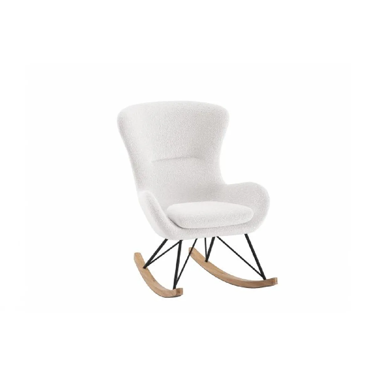 Vipack fauteuil à bascule - Blanc