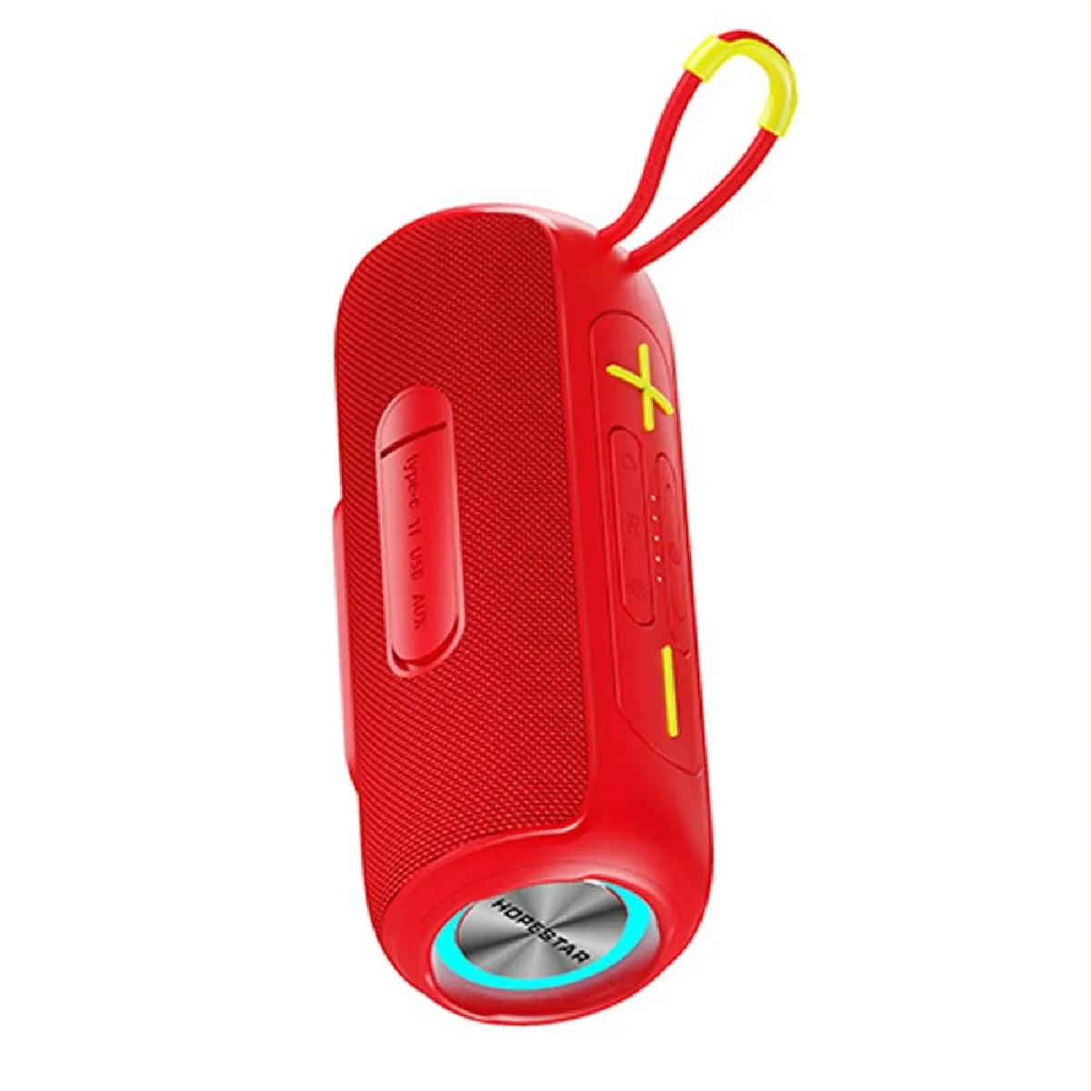 Yonis Rouge Enceinte Waterproof Bluetooth Portable Camouflage Résistante Extérieure Ipx6 - Image 3