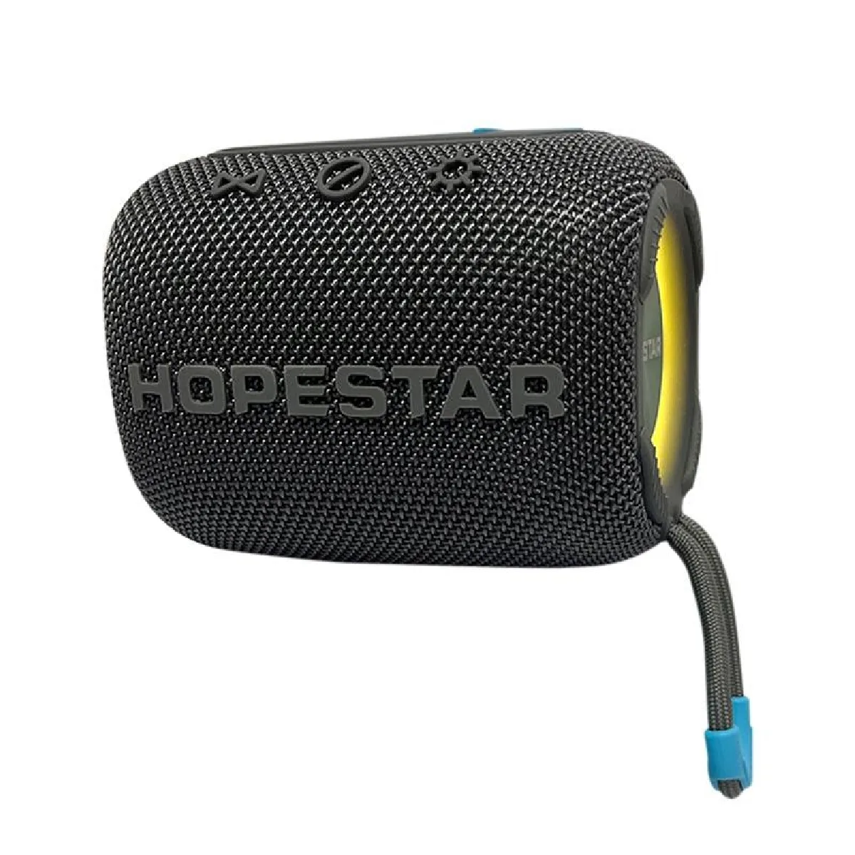 YONIS Enceinte bluetooth 5.0 &eacute;tanche ipx6 son puissant 5w autonomie 7h portable gris  
