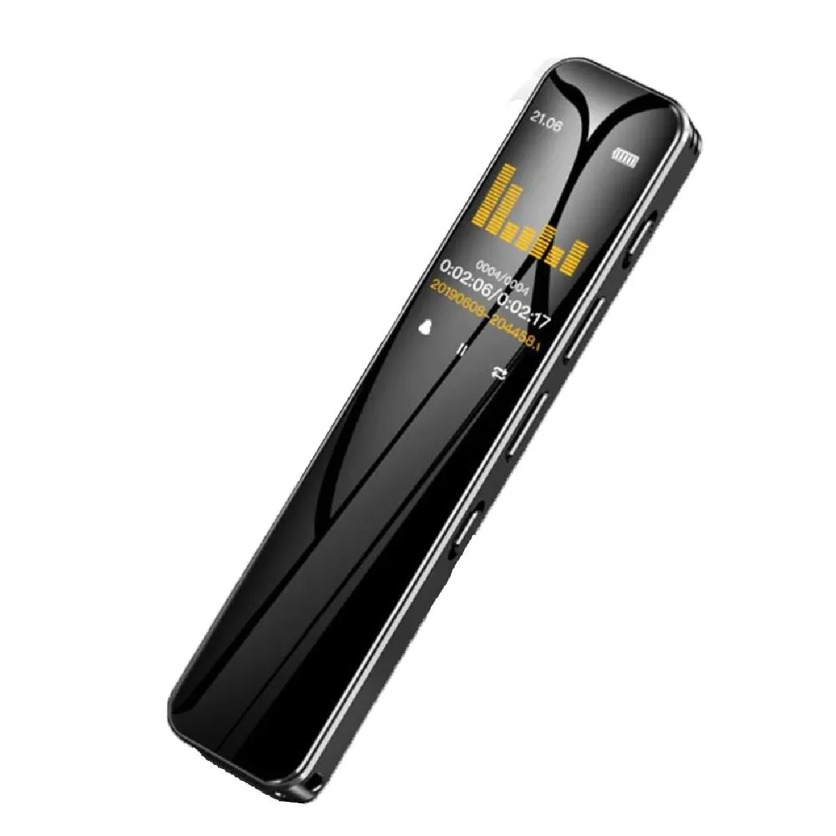 Yonis Dictaphone Hd Écran Couleur 32Gb Enregistrement Intelligent Réduction De Bruit