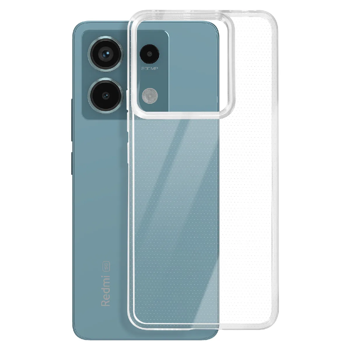 Mayaxess - Coque pour Xiaomi Redmi Note 13 Pro 5G - Silicone - Transparent - Image 2