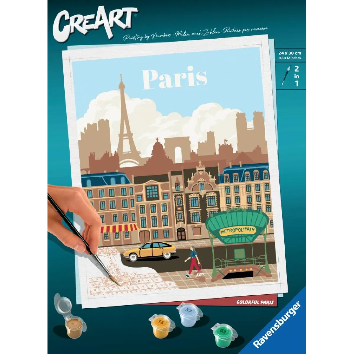 RAVENSBURGER CreArt Paris 24x30 cm