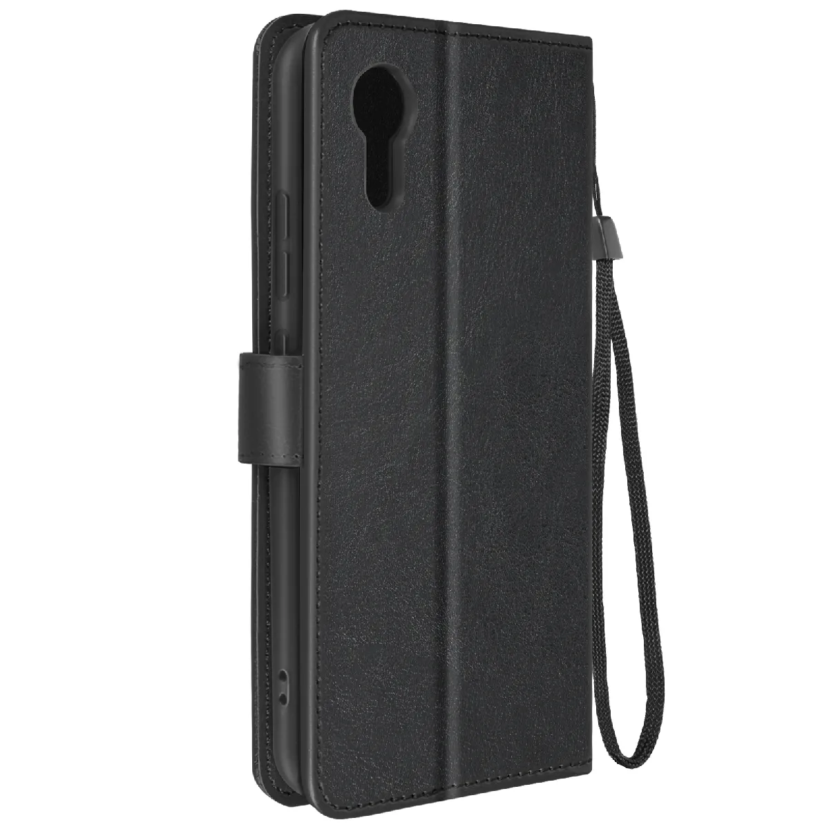 Avizar Noir Étui Pour Samsung Galaxy Xcover 7 Design Vintage Clapet Portefeuille