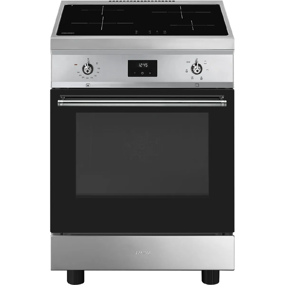 Cuisinière Smeg C6IMXT2 – 4 Inductions, 70L, Nettoyage Hydrolyse