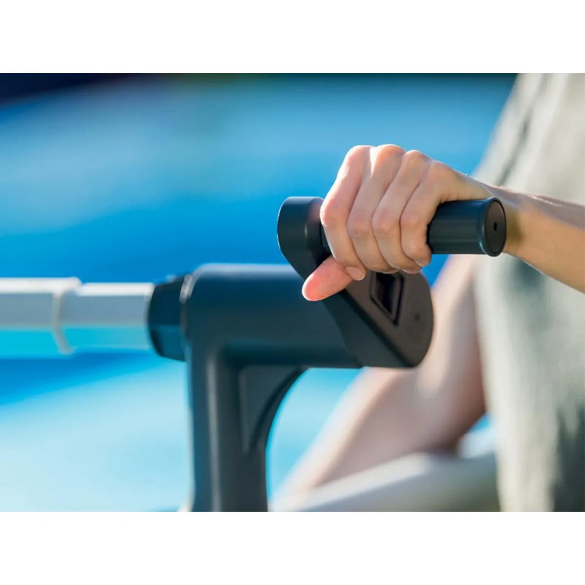 Enrouleur + Bâche à bulles pour piscine tubulaire rectangulaire 5 49 x 2 74 Intex