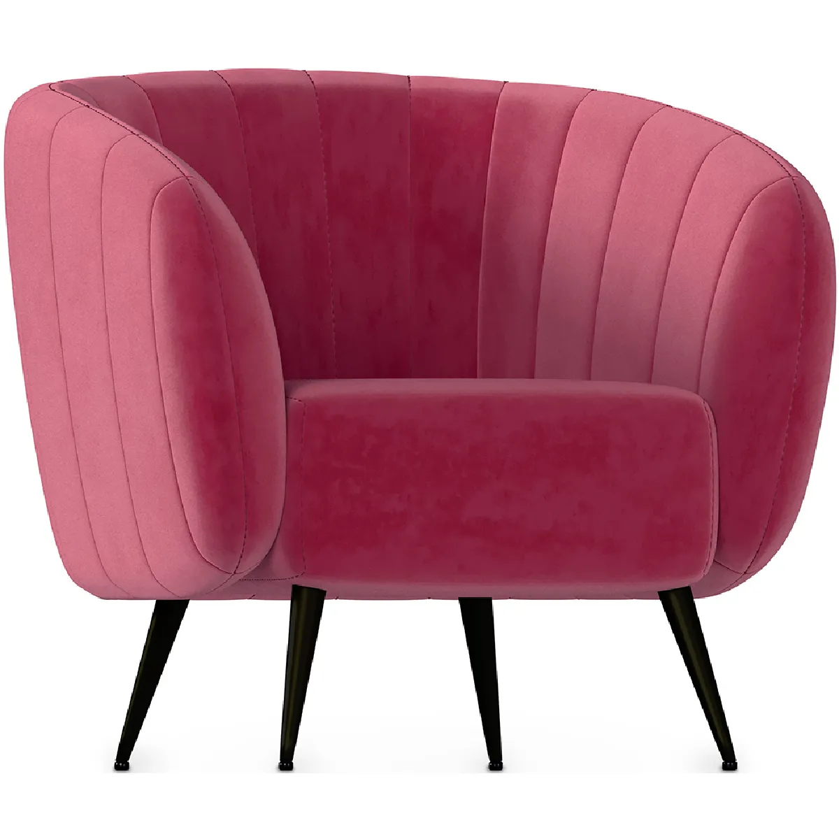 Fauteuil avec accoudoirs - Rembourré en velours - Cognac - Nuba Cognac Fauteuil avec accoudoirs - Rembourré en velours - Cognac - Nuba Cognac