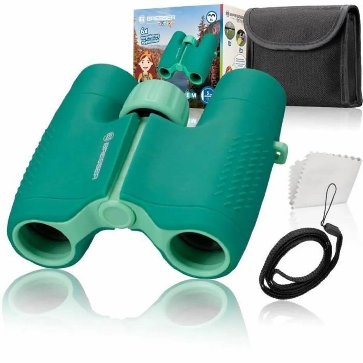 BRESSER  Junior Jumelles 6x Vert