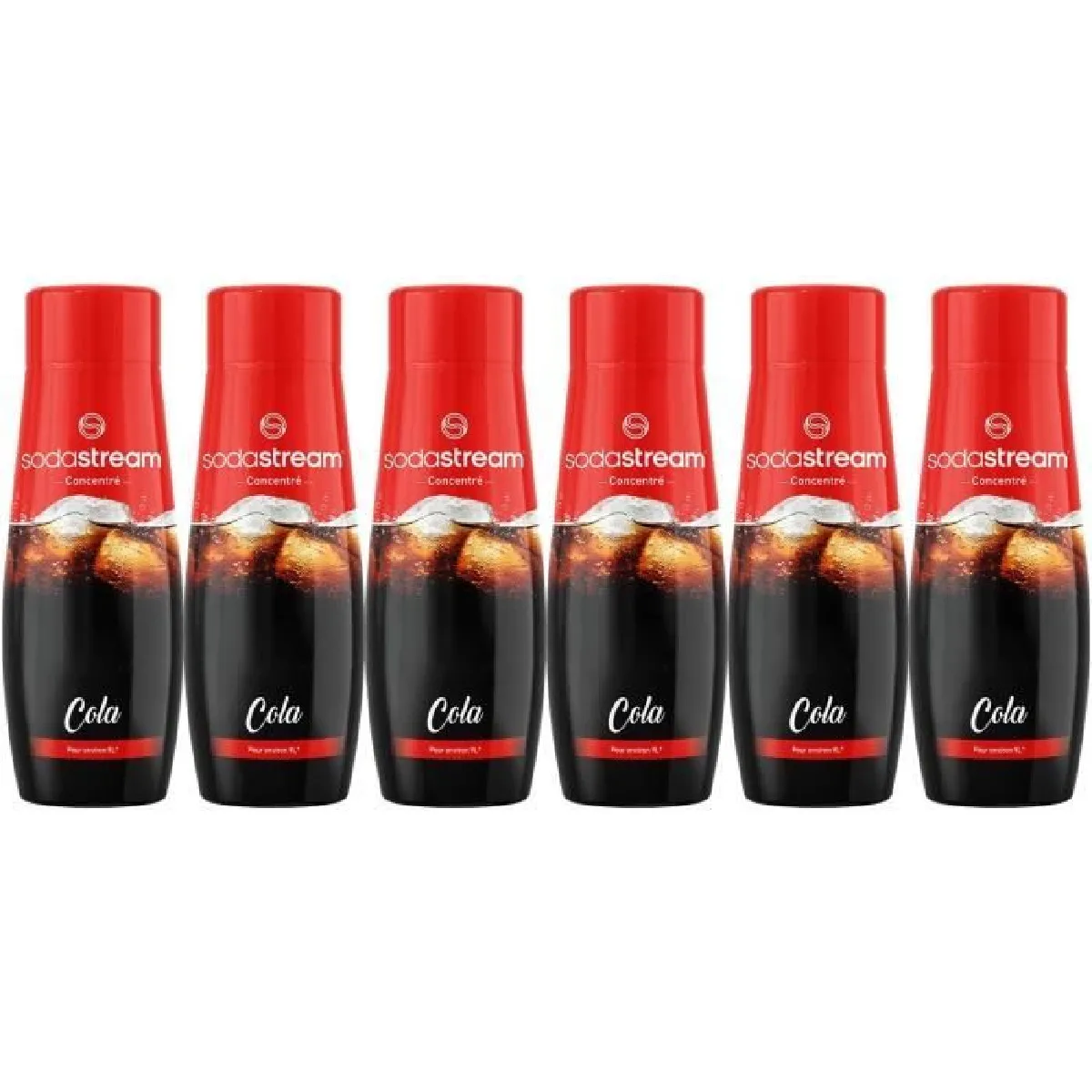 SODASTREAM  Lot de 6 concentr&eacute;s Cola - 440 ml