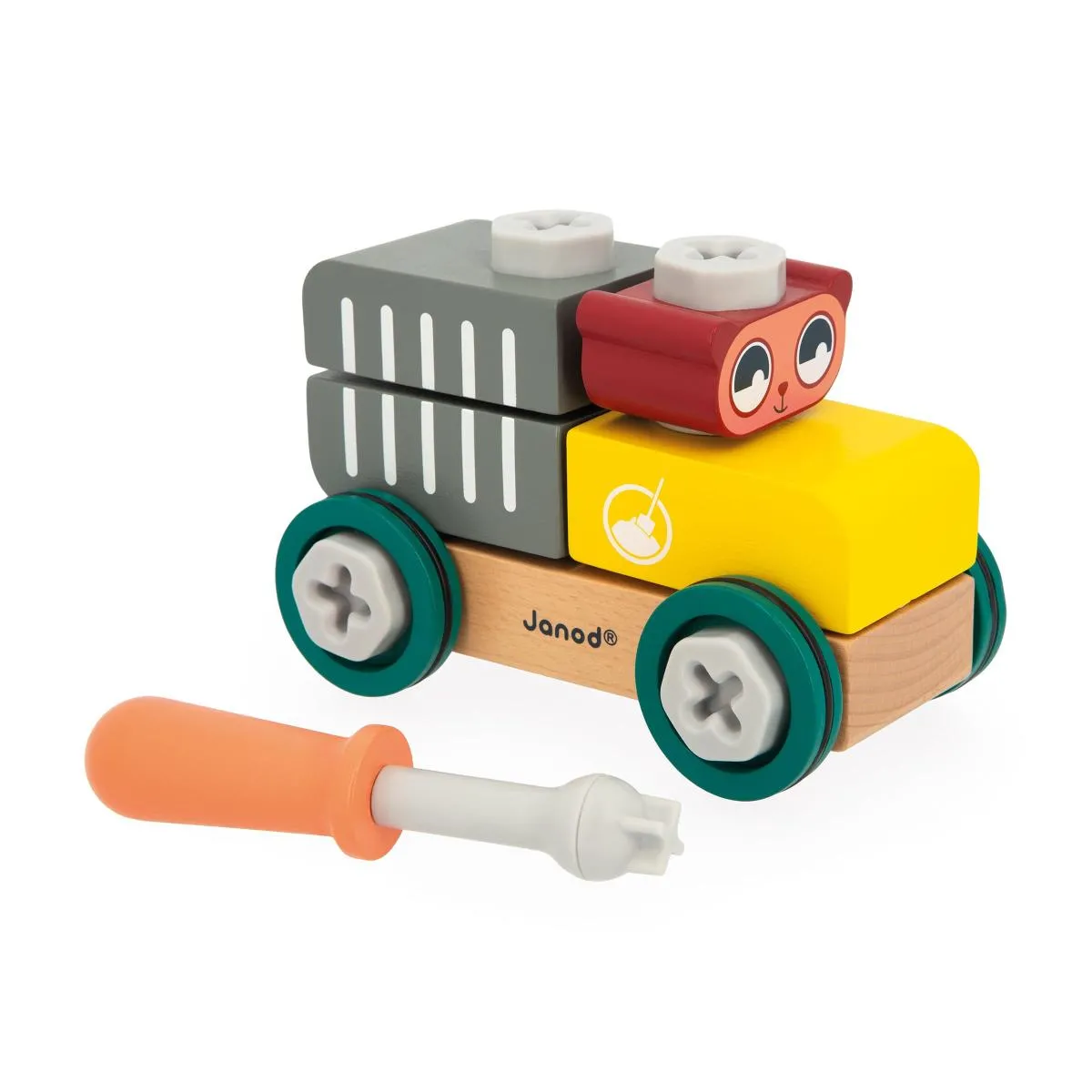 Juratoys-Janod Voiture À Bricoler Ours