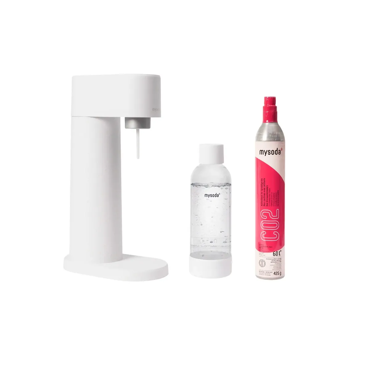 Non Communiqué Blanc Machine À Gazéifier L'eau + 1 Bouteille Mysoda Eur-Wd 002 F-W-Fr - Image 3
