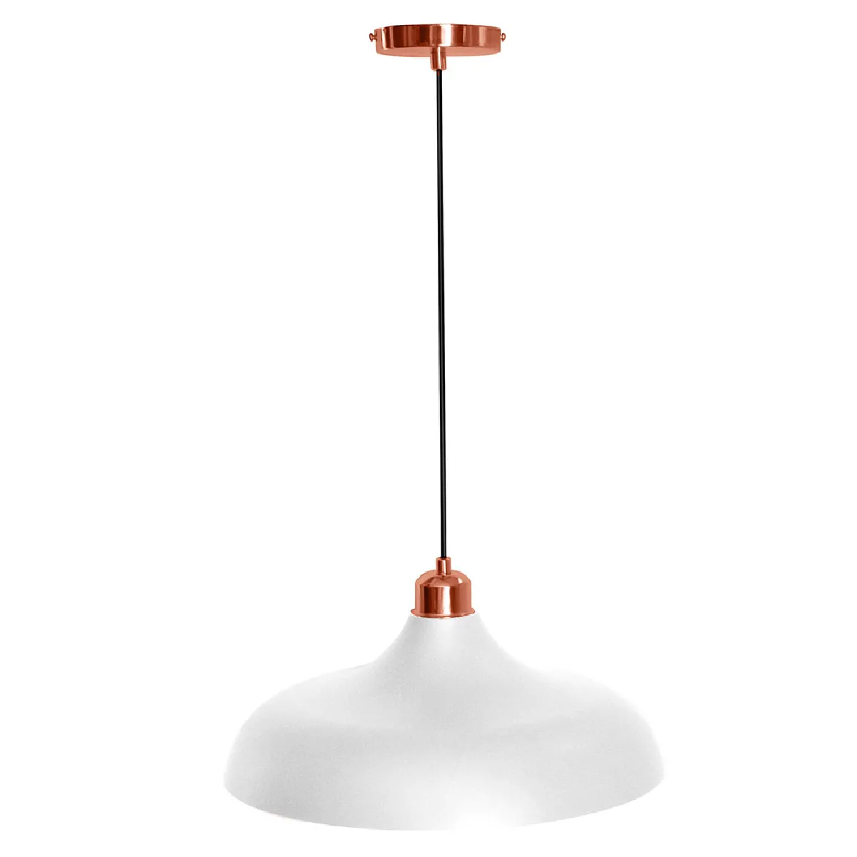 Lampe de plafond design - Lampe suspendue en métal - Enar Blanc Lampe de plafond design - Lampe suspendue en métal - Enar Blanc