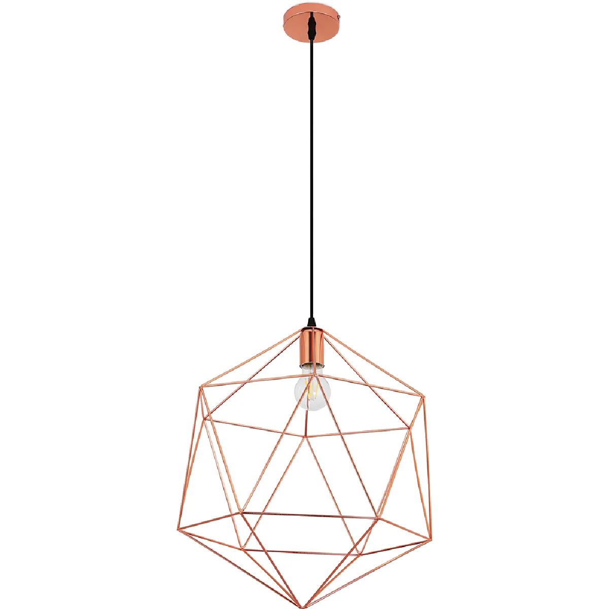 Lampe de plafond - Lampe suspendue au design vintage - Lara Rose Or Lampe de plafond - Lampe suspendue au design vintage - Lara Rose Or