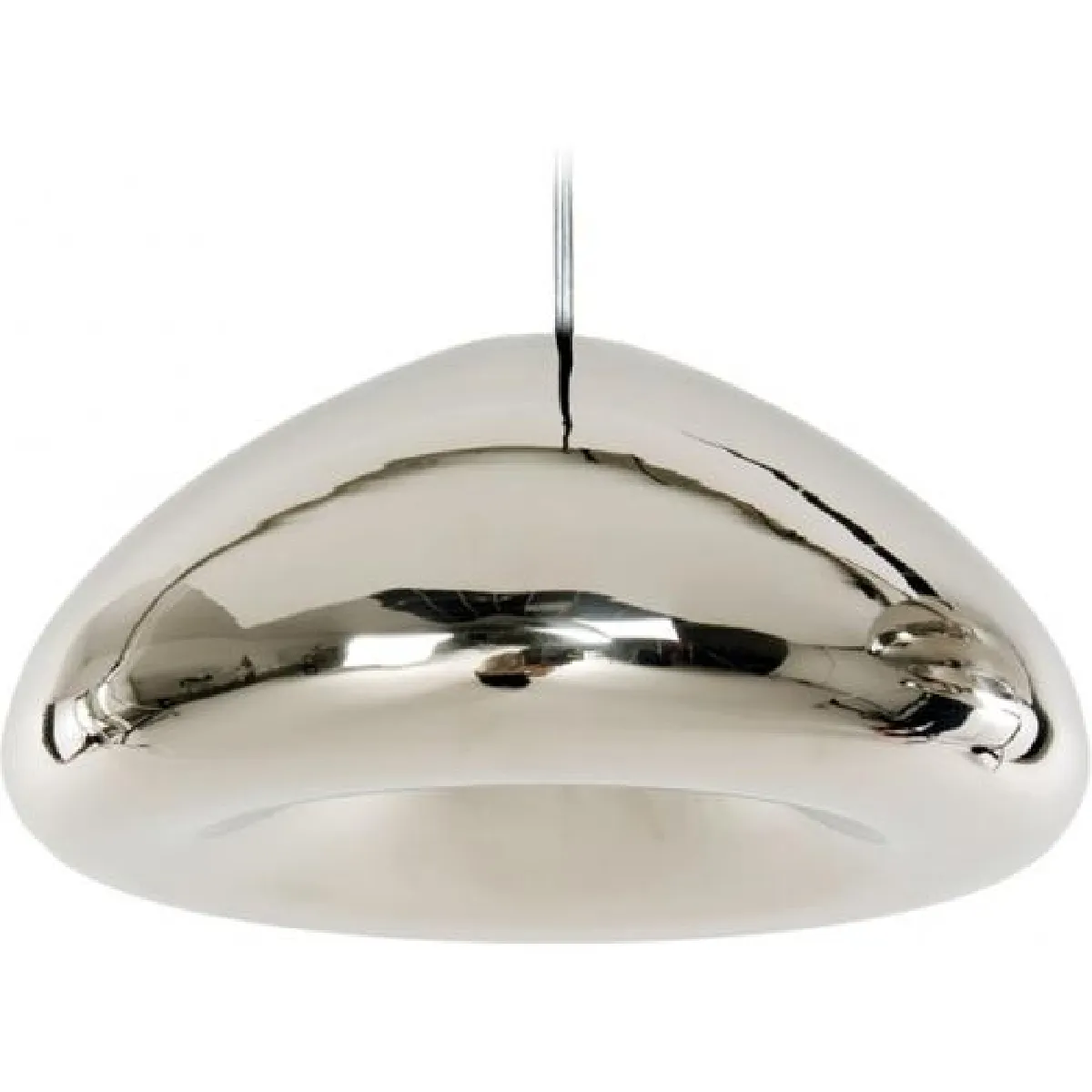 Lampe de Plafond - Suspension en Métal Chromé - 30 cm - Nullify Argenté Lampe de Plafond - Suspension en Métal Chromé - 30 cm - Nullify Argenté