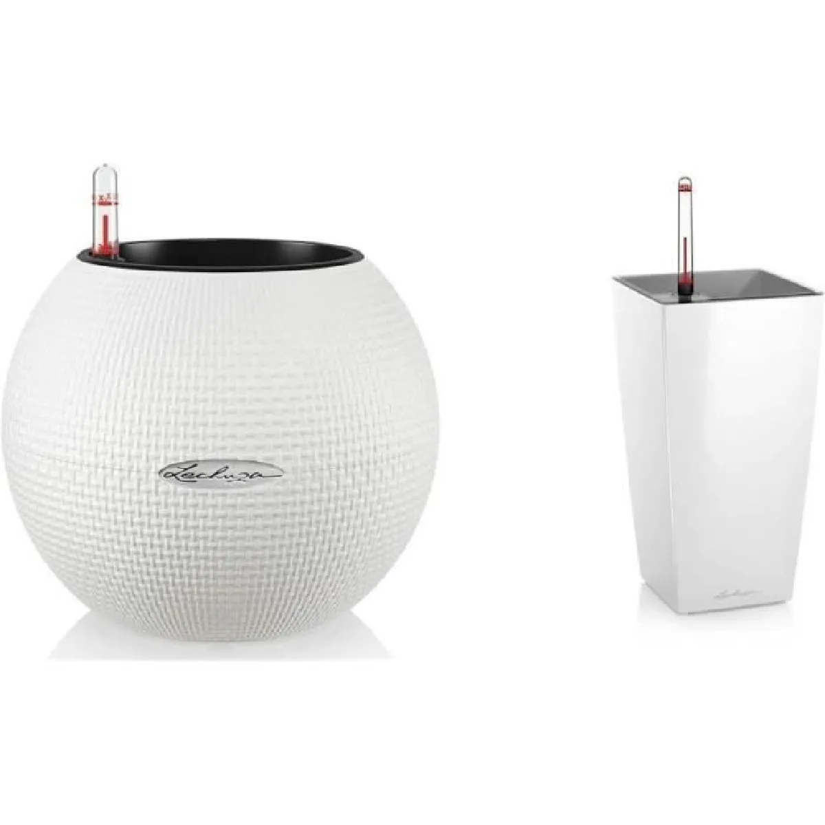 LECHUZA  Jardini&egrave;re PURO Color 50 ALL-IN-ONE diam&egrave;tre 49 cm blanc