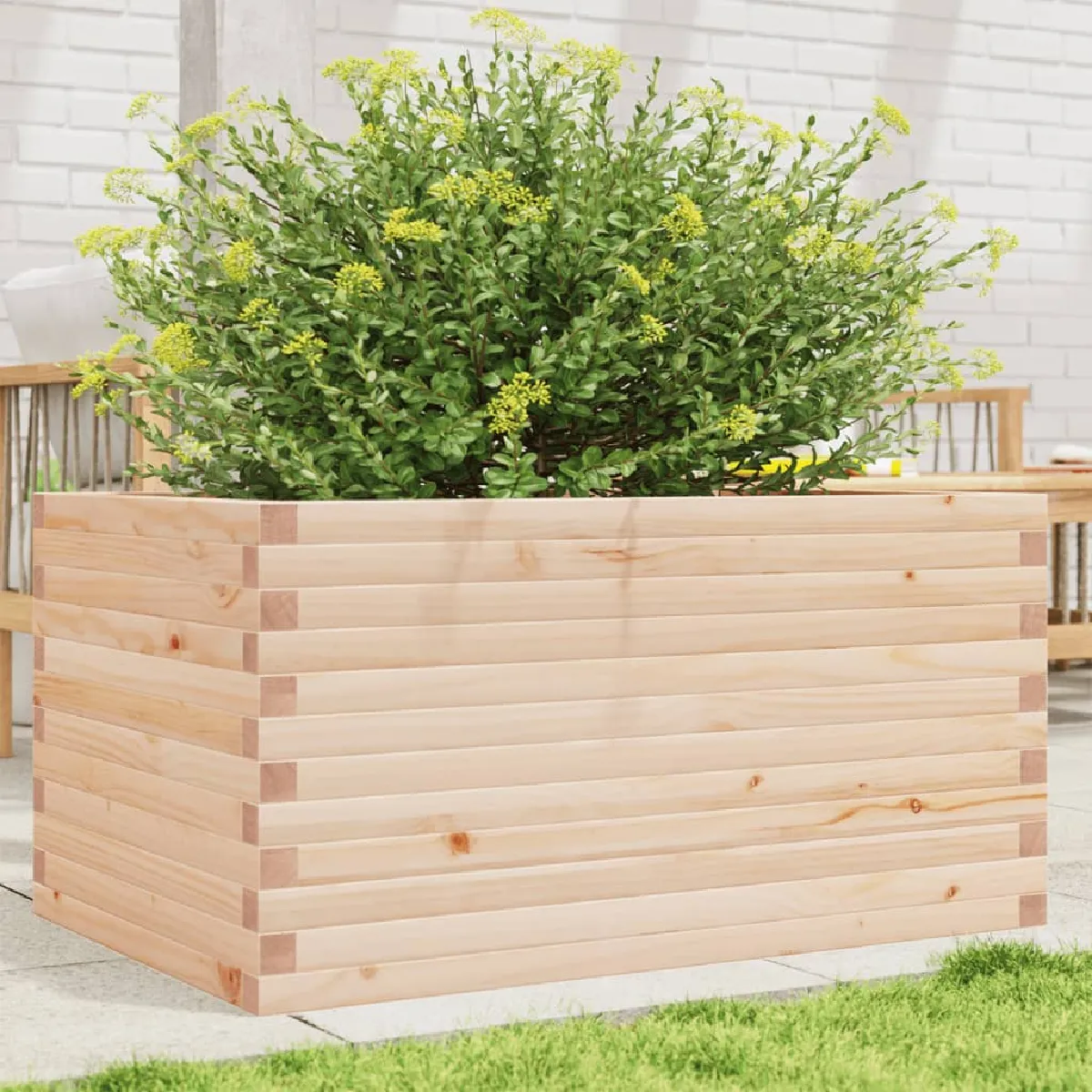 Vidaxl Jardinière - Bois De Pin Massif