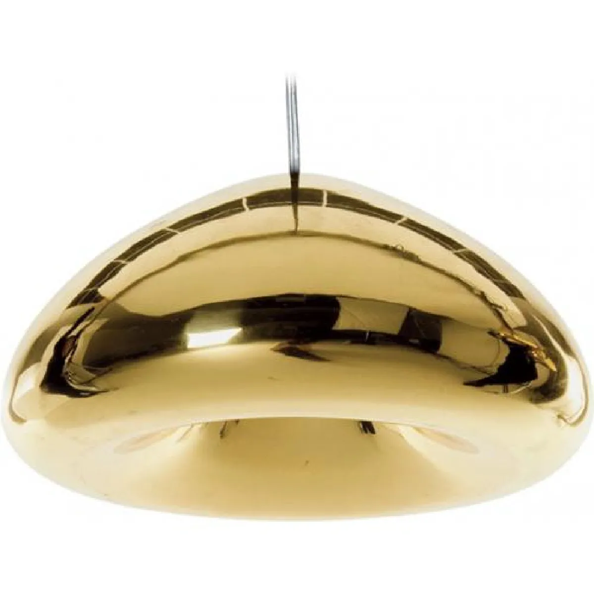 Lampe de Plafond - Suspension en Métal Chromé - 30 cm - Nullify Doré Lampe de Plafond - Suspension en Métal Chromé - 30 cm - Nullify Doré