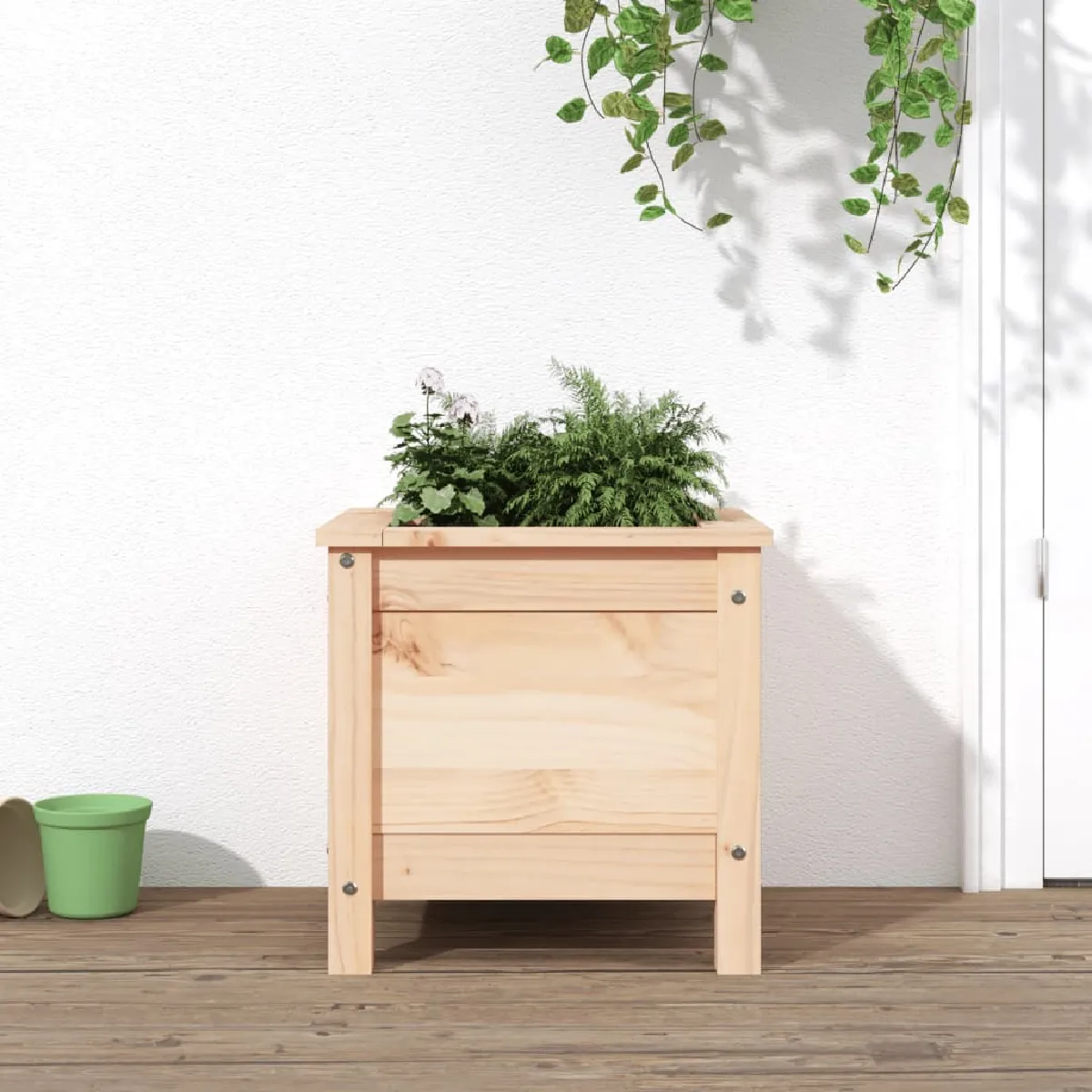 Vidaxl vidaXL Jardinière 40x40x39 cm Bois de pin