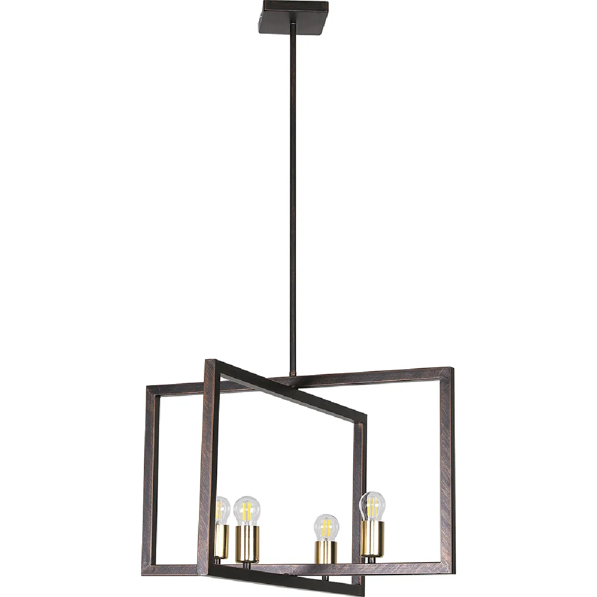 Lampe de plafond au design rétro - Lampe suspendue - Robson Doré Lampe de plafond au design rétro - Lampe suspendue - Robson Doré