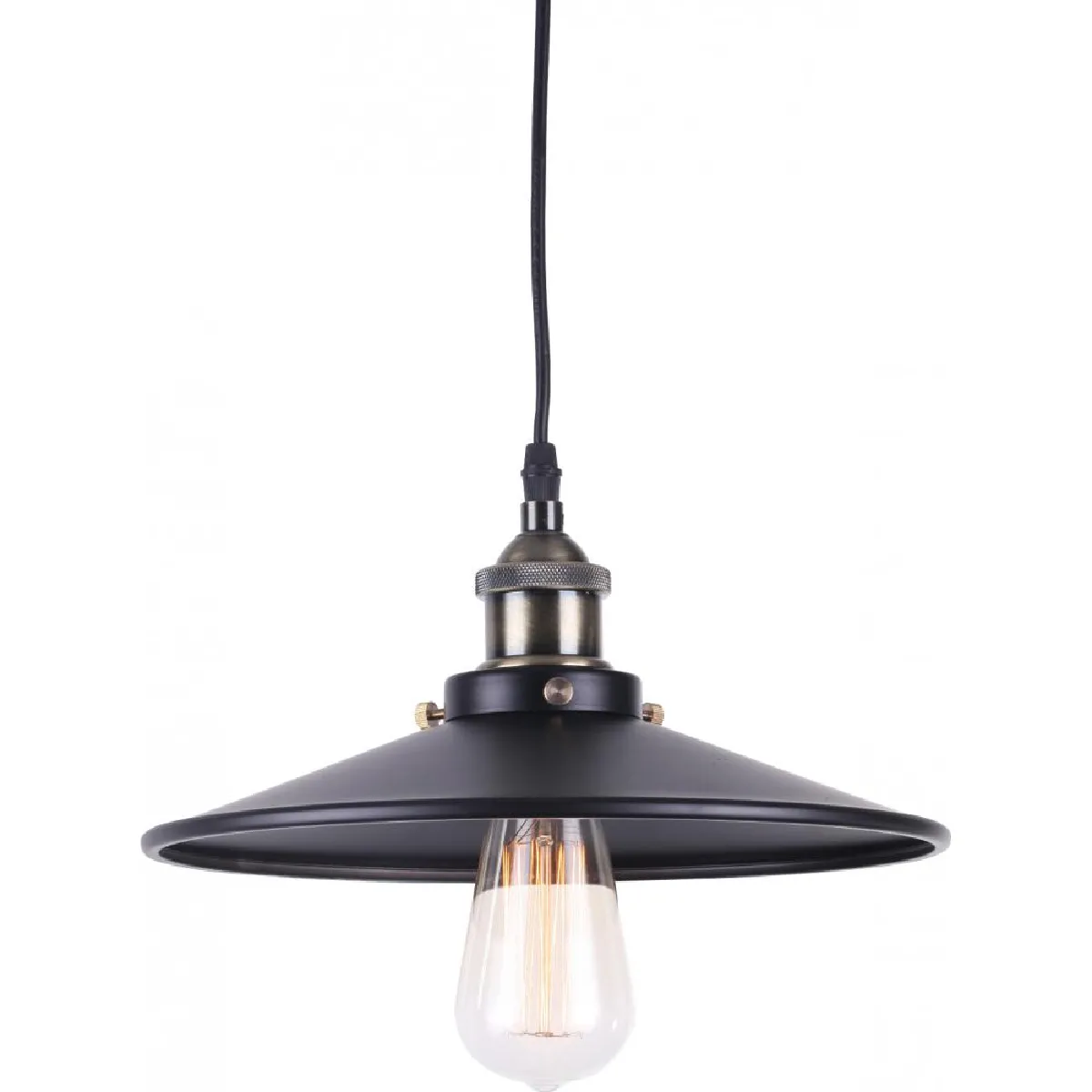 Lampe de plafond - Lampe suspendue - Design industriel - Jhon Noir Lampe de plafond - Lampe suspendue - Design industriel - Jhon Noir