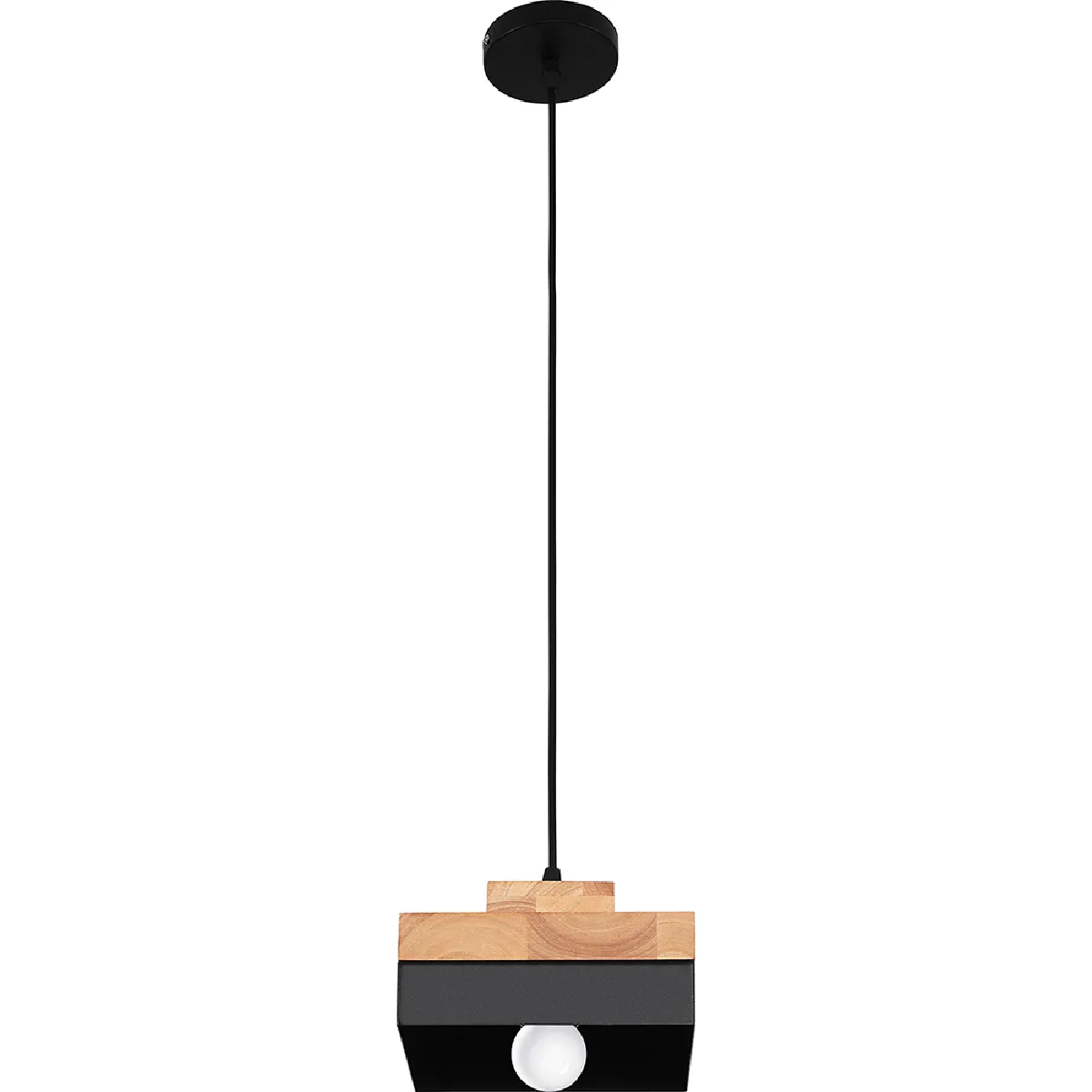 Lampe de plafond - Lampe suspendue de style scandinave - Edda Noir Lampe de plafond - Lampe suspendue de style scandinave - Edda Noir