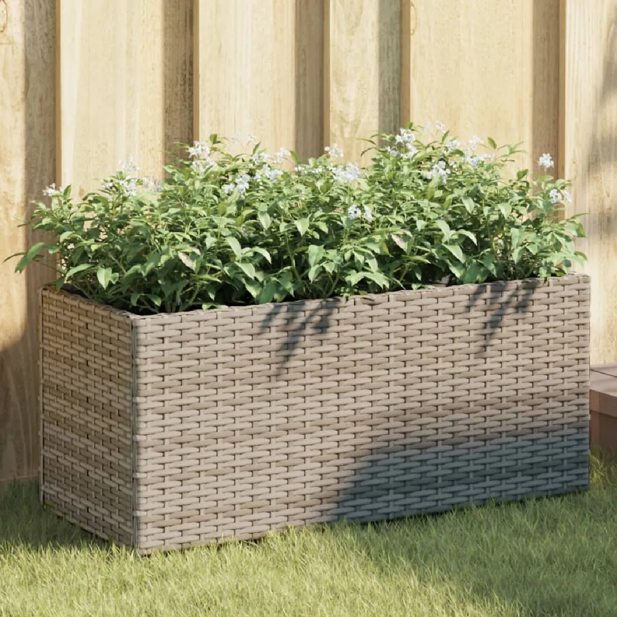 vidaXL Jardinière avec 2 Pots