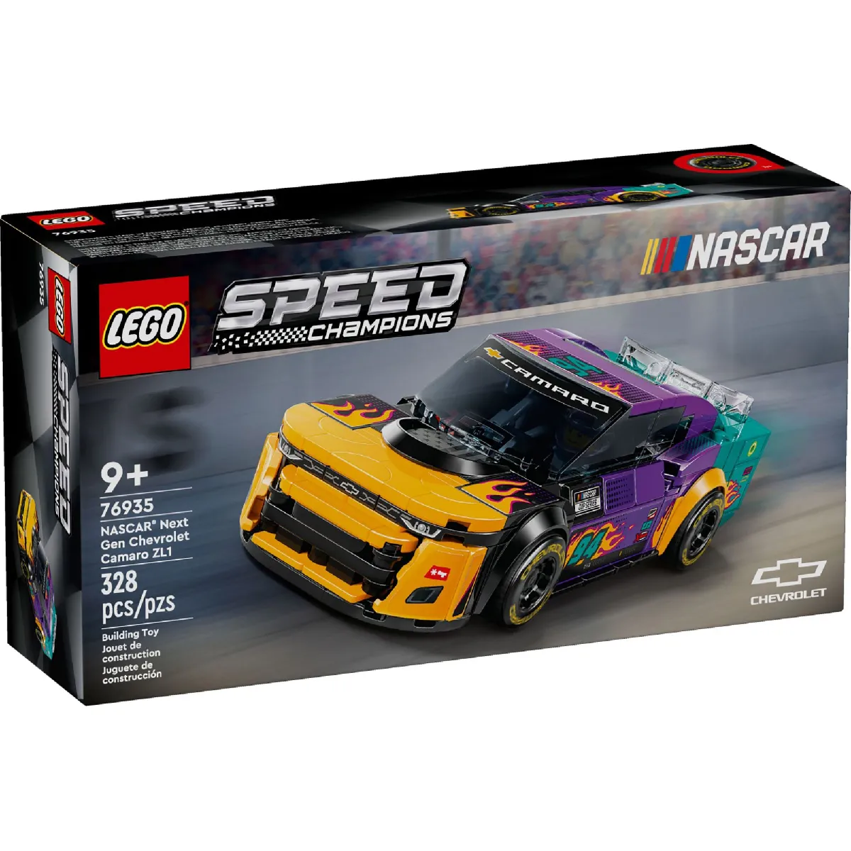 LEGO Speed Champions 76935 NASCAR Next Gen Chevrolet Camaro ZL1 - vue 2